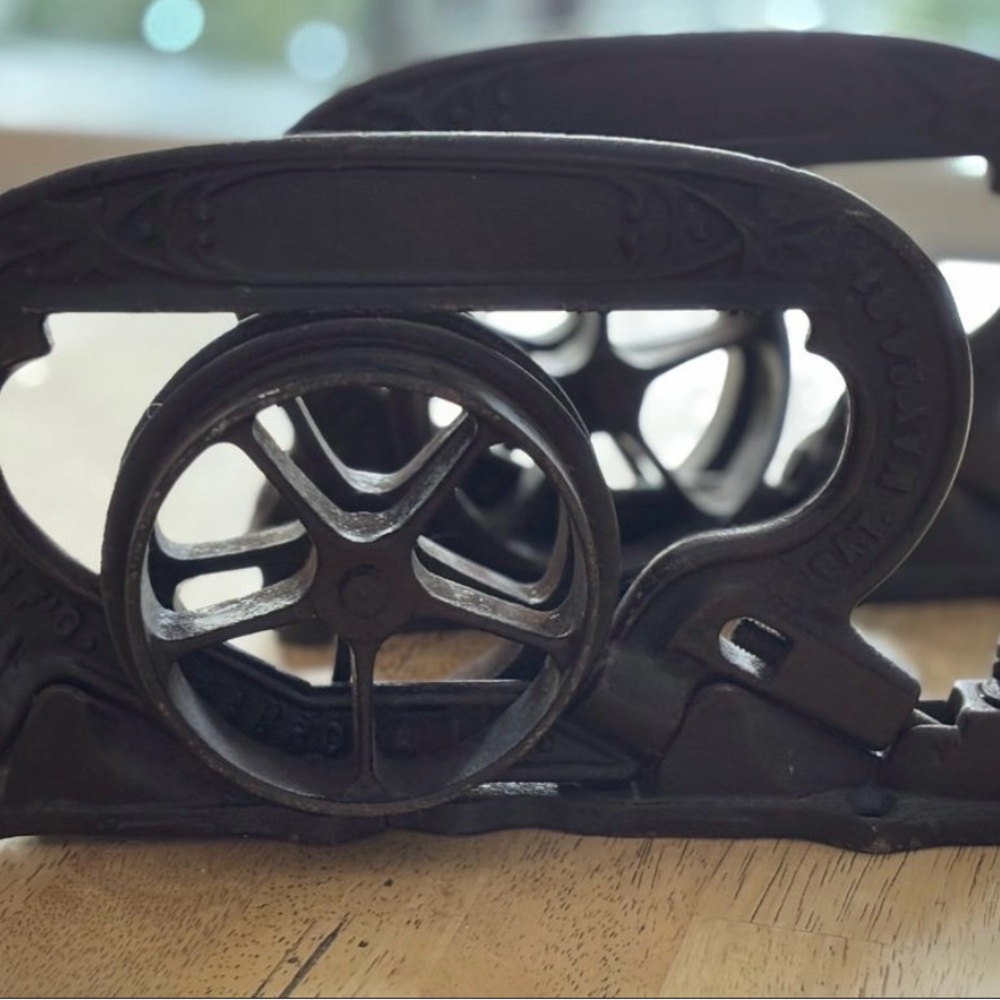 Vintage Wilcox Cast Iron Wheel Pocket Door Track Roller Wheels